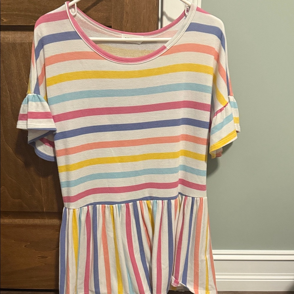 First Love Multicolor Striped Top